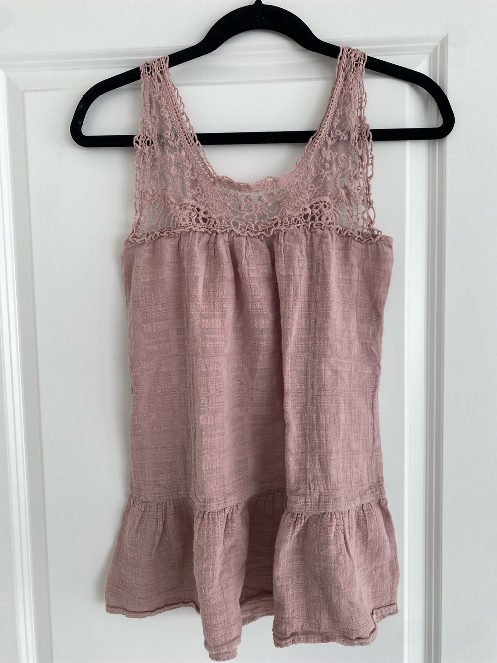 Susina Dusty Rose Flowy Blouse Tank
